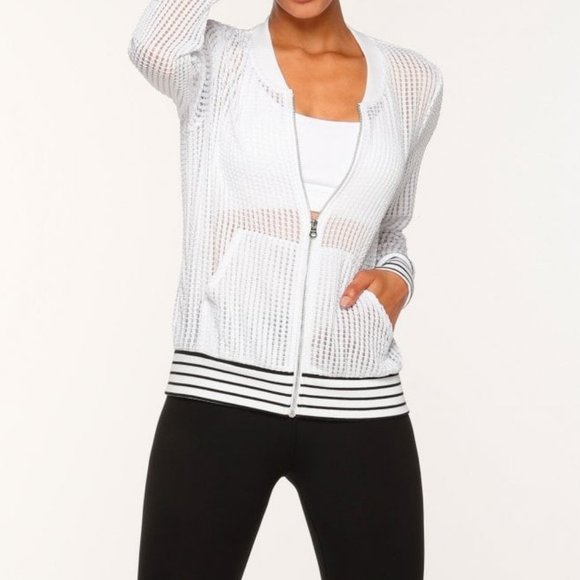 LORNA JANES Athleisure Bomber Jacket - Picture 1 of 3